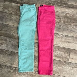 Boden women’s The Cambridge Ankle Skimmer” size 12 US / Size 16 UK, 2 pair